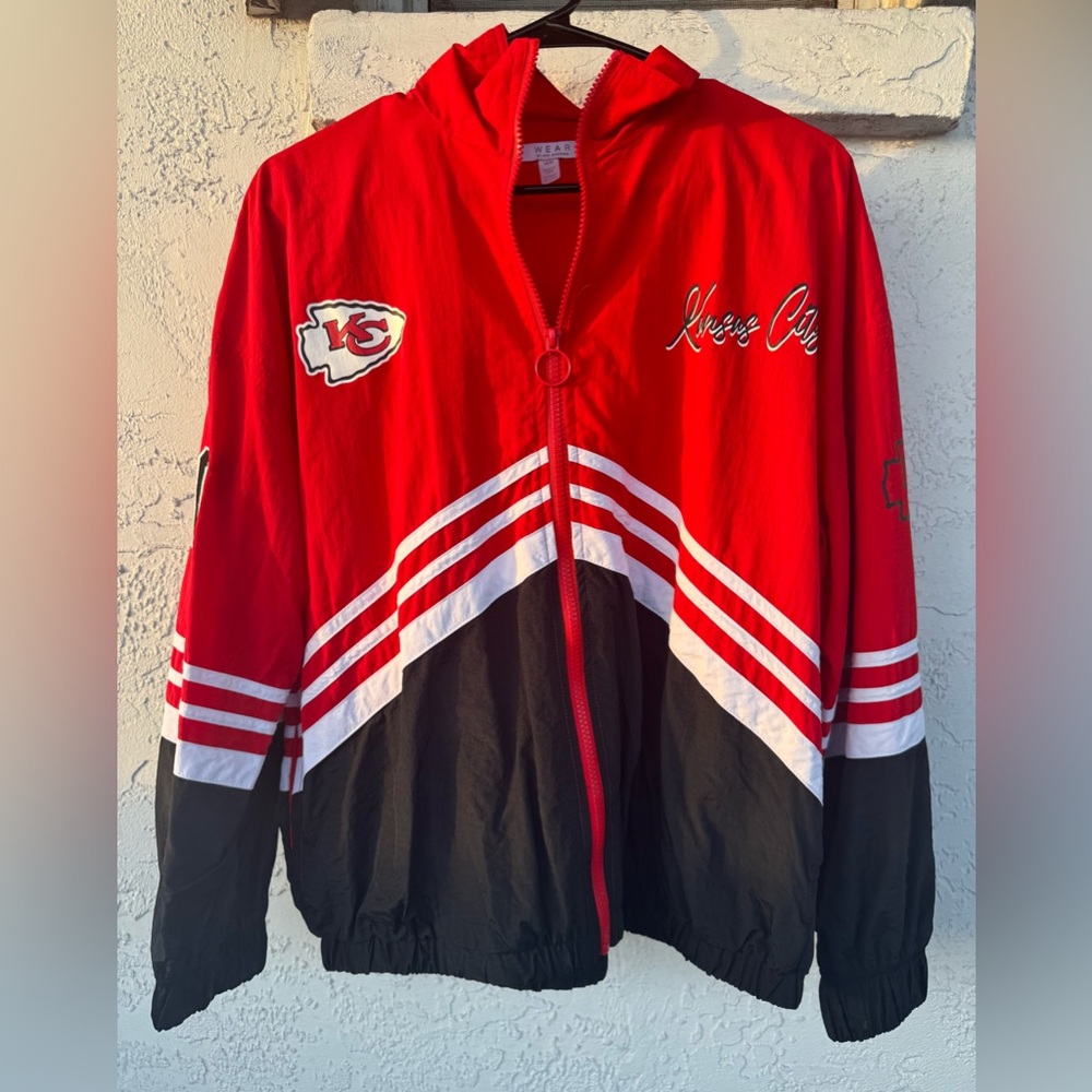 Erin Andrews Kansas City Chiefs windbreaker jacket